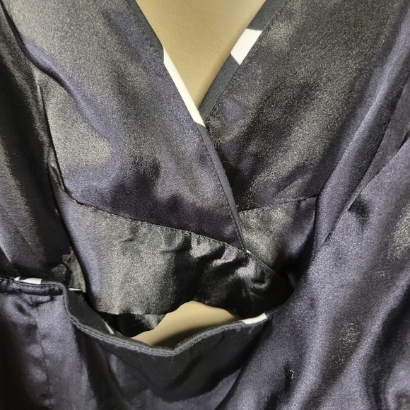 ABS by Allen Schwartz collection black&white polka-dot formal strapless size 8 - Picture 6 of 8